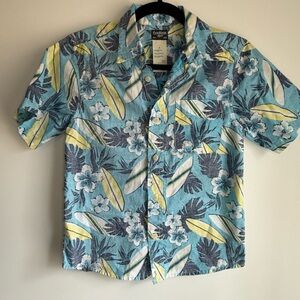 OshKosh B'gosh Blue Floral Shirt
